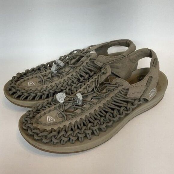 Keen Uneek Olive/Timberwolf Canvas Military Water Sandal Men Size 11M - Picture 11 of 14